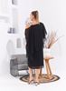 Picture of CURVY GIRL CHIFFON DRESS WITH SPRKLES ON SHOULDER